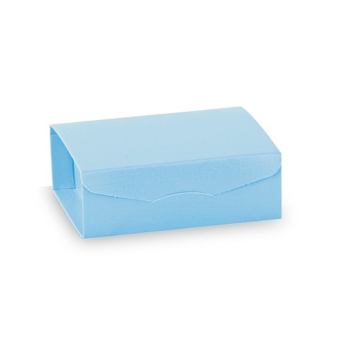 GIFT 70X70X30 FIBRA AZZURRA